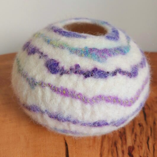 Sturdy Icelandic wool bowl